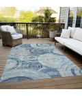 Addison Rugs Chantille Blue ACN1750 9ft. x 12ft. Rect. Rug