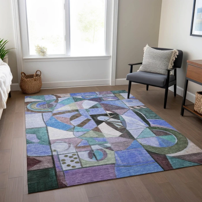 Addison Rugs Chantille Green ACN1758 9ft. x 12ft. Rect. Rug