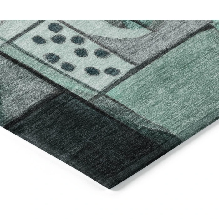 Addison Rugs Chantille Teal ACN1758 9ft. x 12ft. Rect. Rug