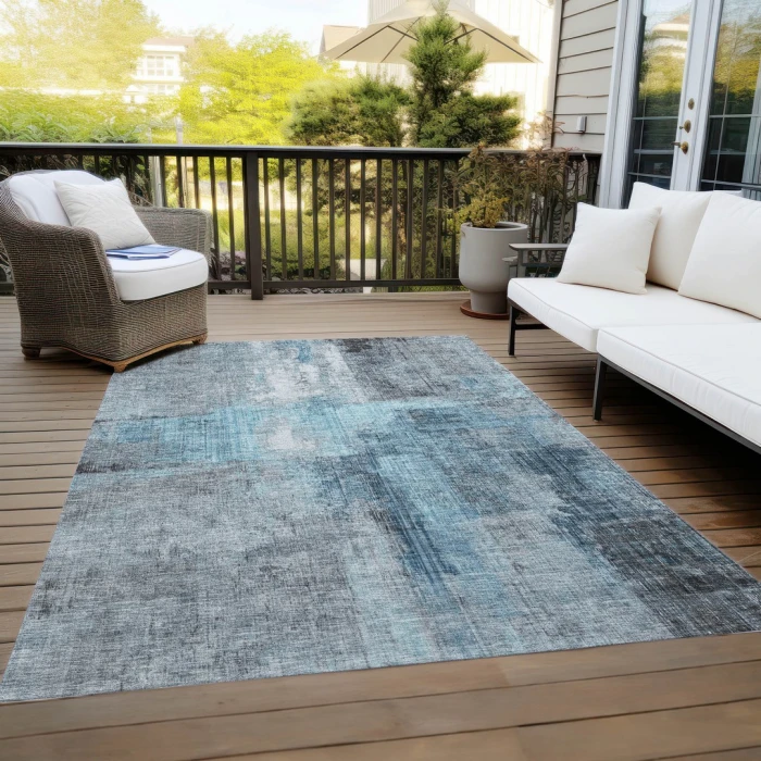 Addison Rugs Chantille Blue ACN1759 5ft. x 7ft.6in. Rect. Rug