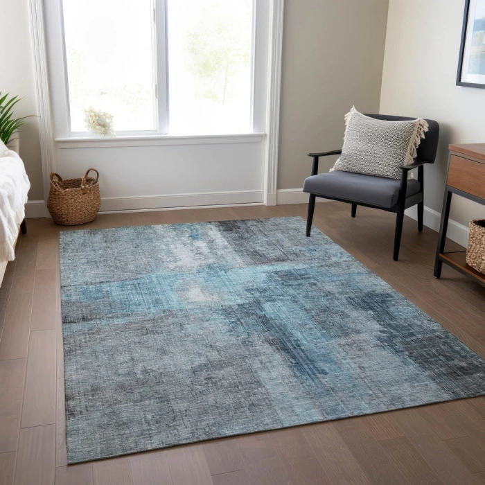 Addison Rugs Chantille Blue ACN1759 5ft. x 7ft.6in. Rect. Rug