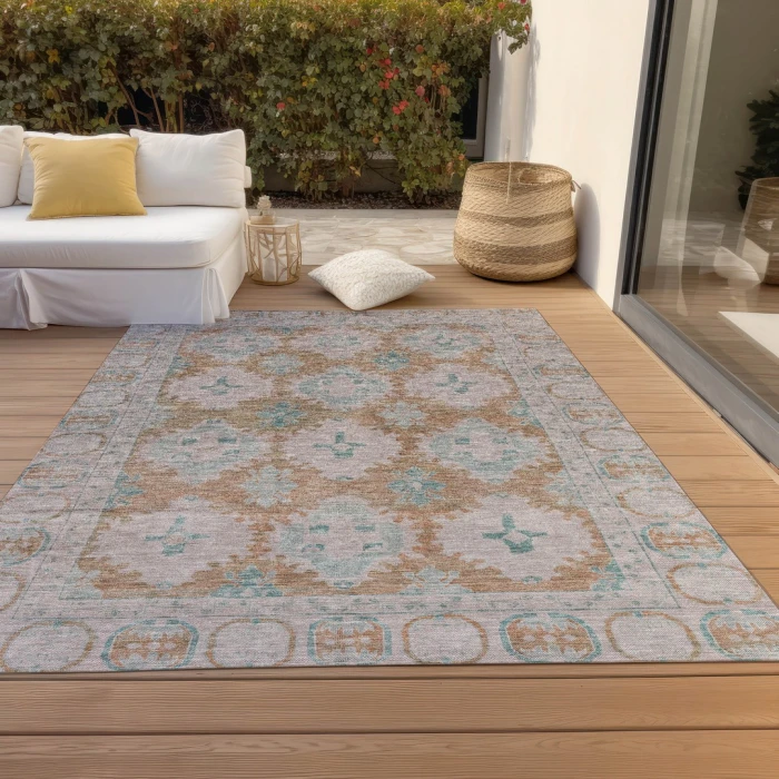 Addison Rugs Chantille Orange ACN1760 8ft. x 10ft. Rect. Rug