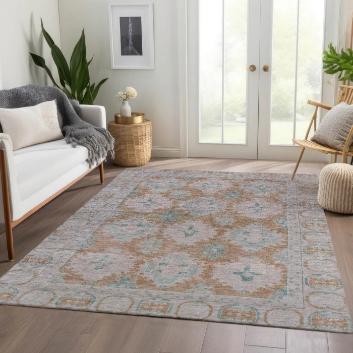 Addison Rugs Chantille Orange ACN1760 8ft. x 10ft. Rect. Rug
