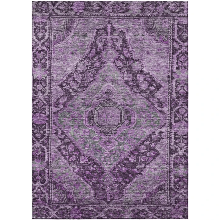 Addison Rugs Chantille Purple ACN1761 5ft. x 7ft.6in. Rect. Rug