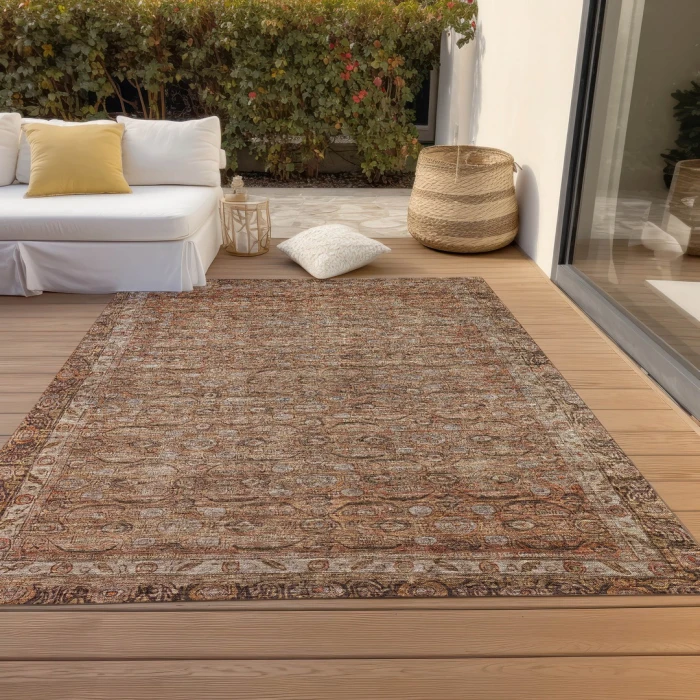 Addison Rugs Chantille Orange ACN1762 8ft. x 10ft. Rect. Rug