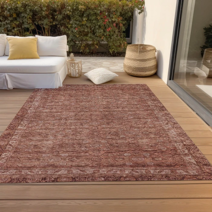 Addison Rugs Chantille Orange ACN1762 5ft. x 7ft.6in. Rect. Rug