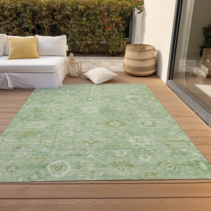 Addison Rugs Chantille Green ACN1770 5ft. x 7ft.6in. Rect. Rug