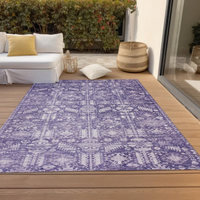 Addison Rugs Chantille Purple ACN1771 5ft. x 7ft.6in. Rect. Rug