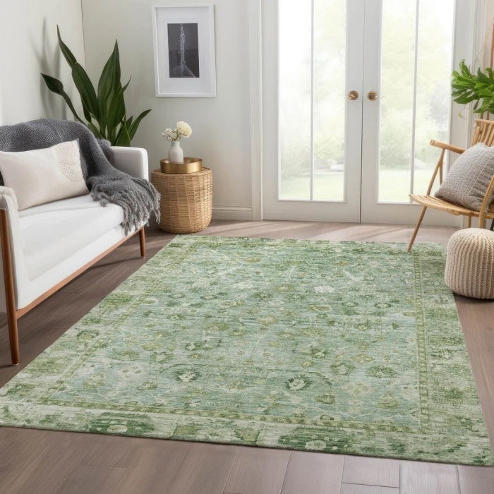Addison Rugs Chantille Green ACN1772 5ft. x 7ft.6in. Rect. Rug