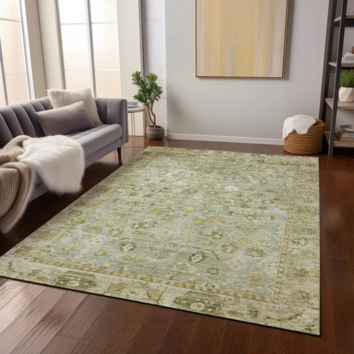Addison Rugs Chantille Green ACN1772 5ft. x 7ft.6in. Rect. Rug