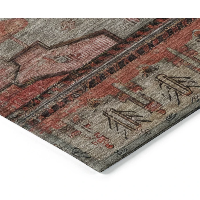 Addison Rugs Chantille Orange ACN1776 8ft. x 10ft. Rect. Rug