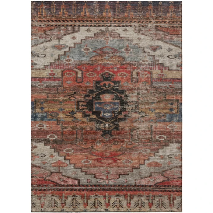 Addison Rugs Chantille Orange ACN1776 8ft. x 10ft. Rect. Rug