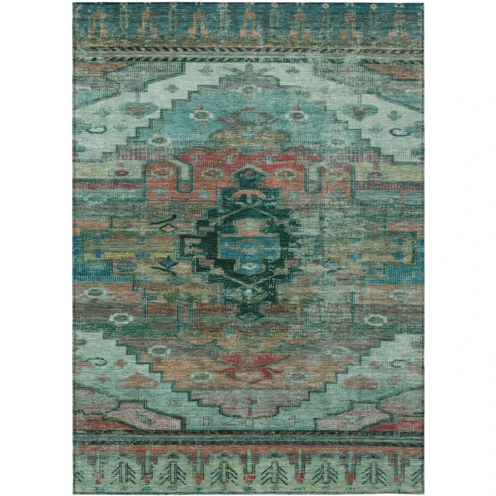 Addison Rugs Chantille Teal ACN1776 5ft. x 7ft.6in. Rect. Rug