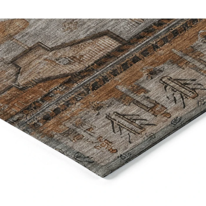 Addison Rugs Chantille Orange ACN1776 9ft. x 12ft. Rect. Rug