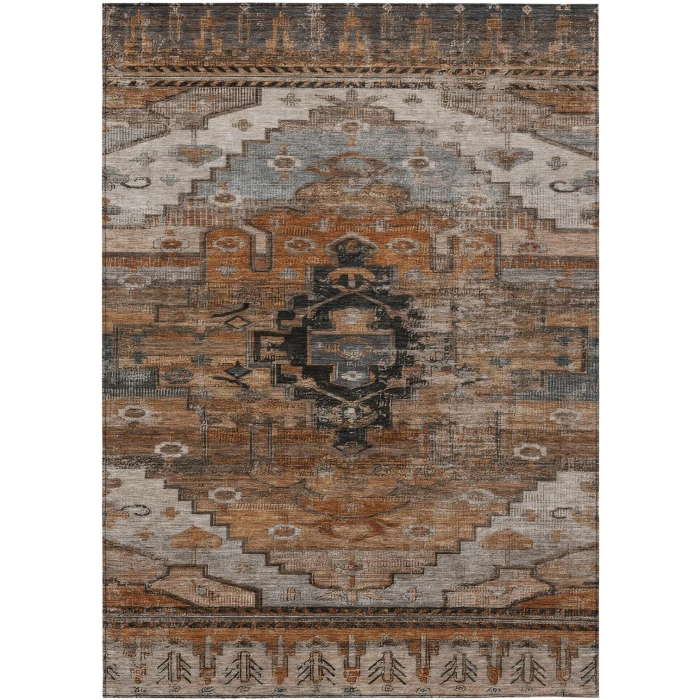 Addison Rugs Chantille Orange ACN1776 9ft. x 12ft. Rect. Rug