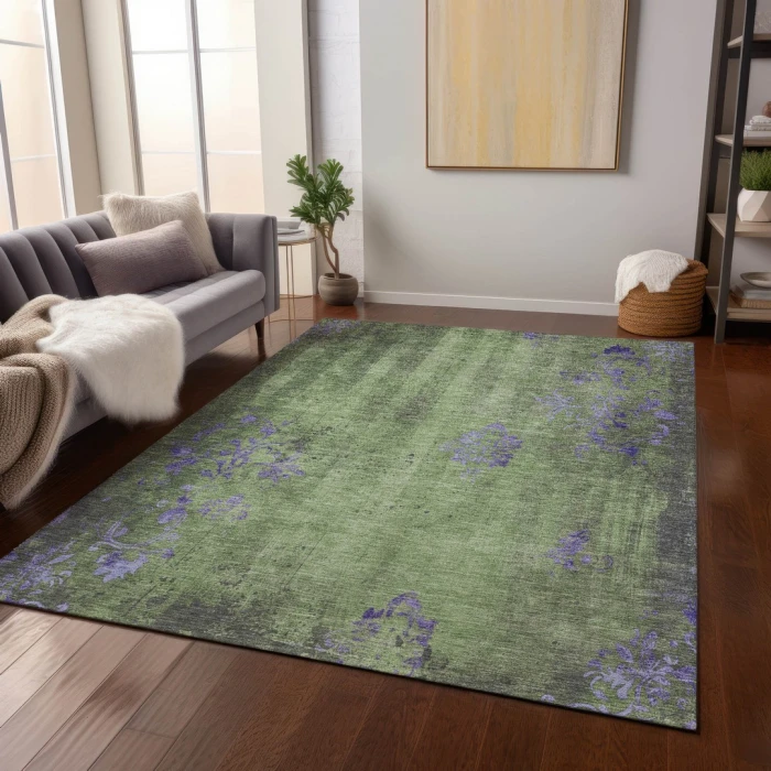 Addison Rugs Chantille Green ACN1788 5ft. x 7ft.6in. Rect. Rug