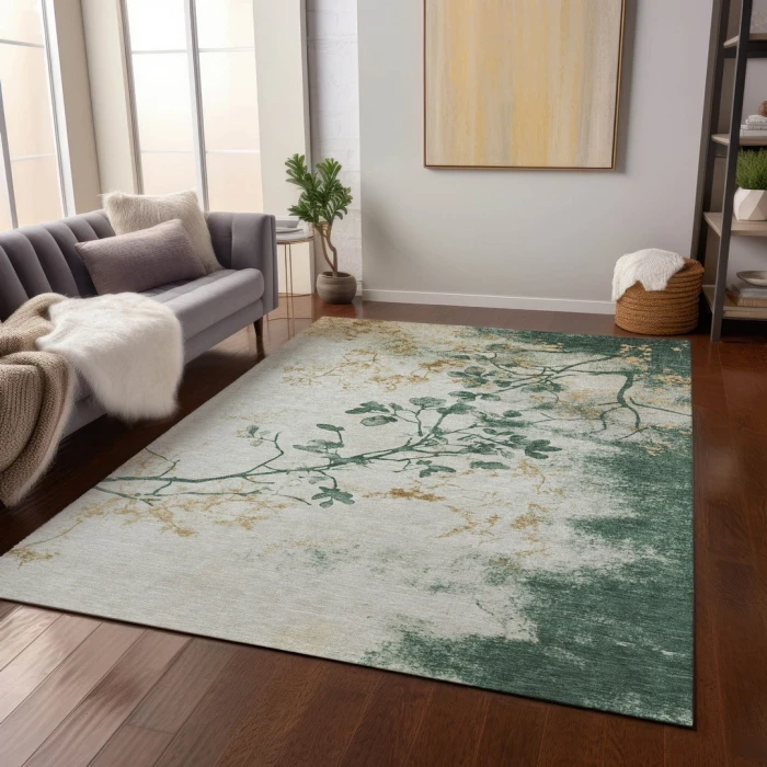 Addison Rugs Chantille Green ACN1798 5ft. x 7ft.6in. Rect. Rug