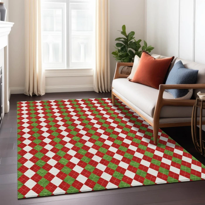 Addison Rugs Chantille Red ACN1812 5ft. x 7ft.6in. Rect. Rug