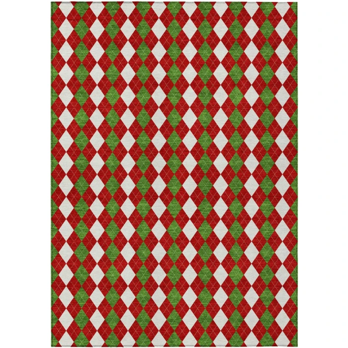 Addison Rugs Chantille Red ACN1812 5ft. x 7ft.6in. Rect. Rug