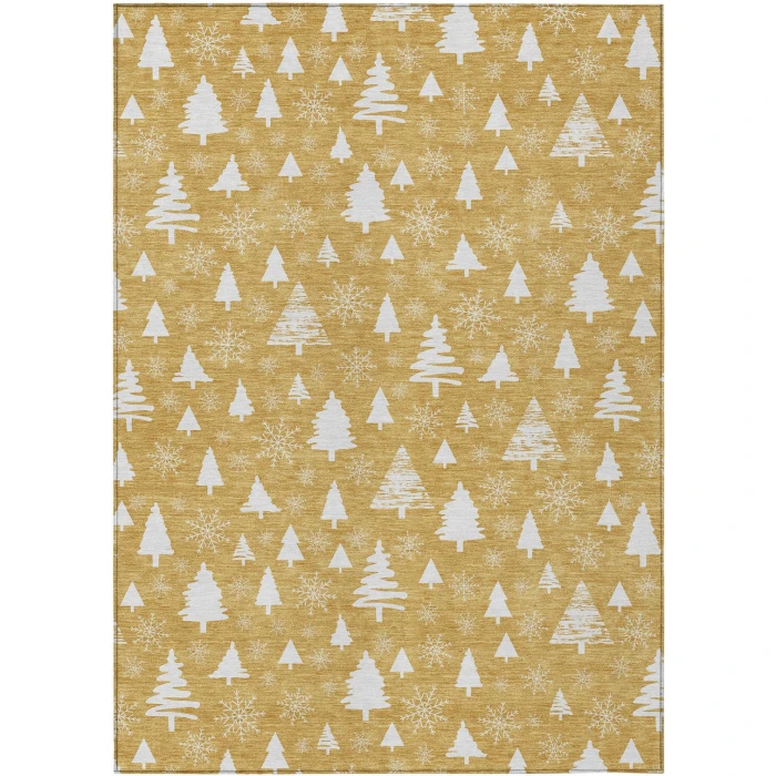 Addison Rugs Chantille Gold ACN1815 8ft. x 10ft. Rect. Rug