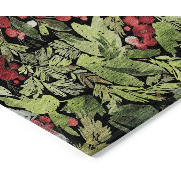 Addison Rugs Chantille Black ACN1816 9ft. x 12ft. Rect. Rug