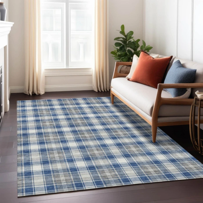Addison Rugs Chantille Blue ACN1817 9ft. x 12ft. Rect. Rug
