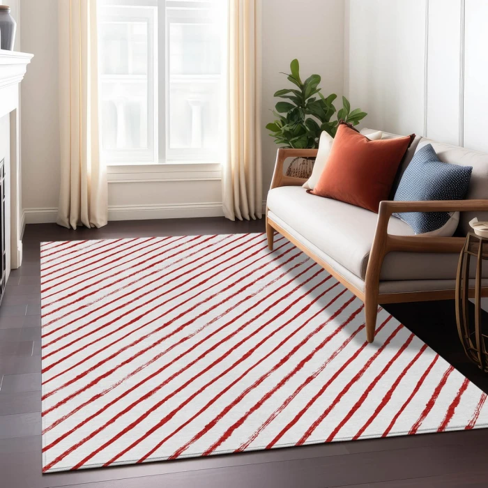 Addison Rugs Chantille Red ACN1819 5ft. x 7ft.6in. Rect. Rug