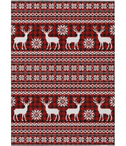 Addison Rugs Chantille Red ACN1820 5ft. x 7ft.6in. Rect. Rug