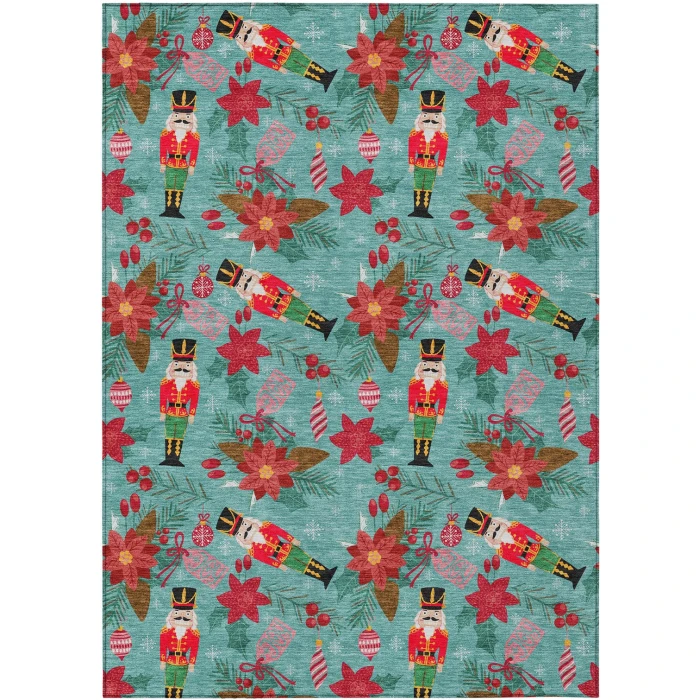 Addison Rugs Chantille Teal ACN1822 5ft. x 7ft.6in. Rect. Rug