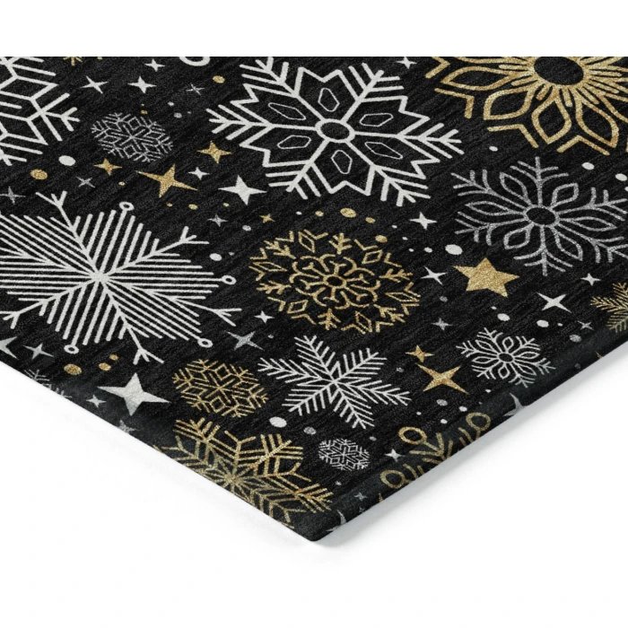 Addison Rugs Chantille Black ACN1823 9ft. x 12ft. Rect. Rug