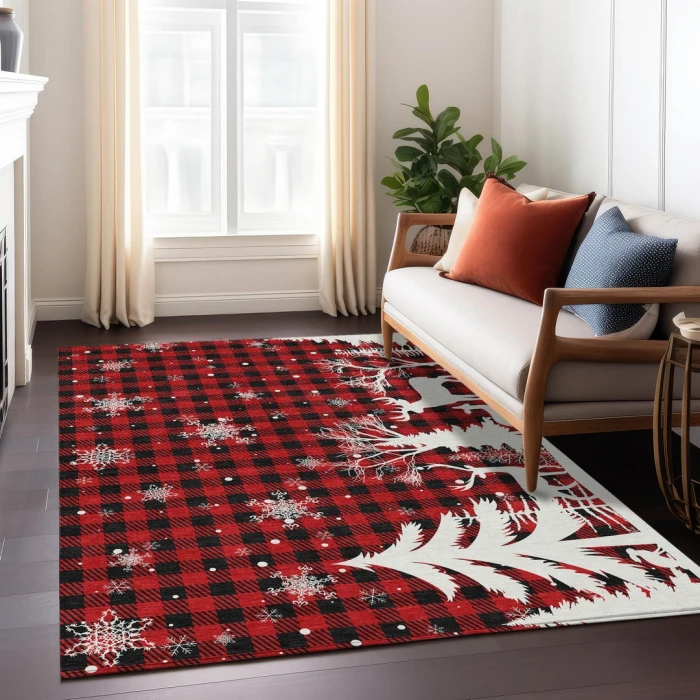 Addison Rugs Chantille Red ACN1824 8ft. x 10ft. Rect. Rug