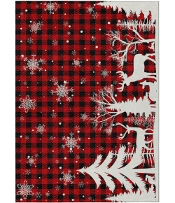 Addison Rugs Chantille Red ACN1824 9ft. x 12ft. Rect. Rug