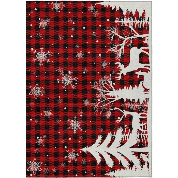 Addison Rugs Chantille Red ACN1824 8ft. x 10ft. Rect. Rug
