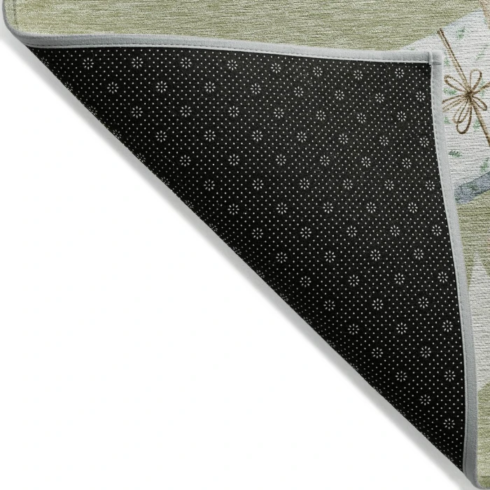 Addison Rugs Chantille Green ACN1825 9ft. x 12ft. Rect. Rug