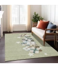 Addison Rugs Chantille Green ACN1825 9ft. x 12ft. Rect. Rug