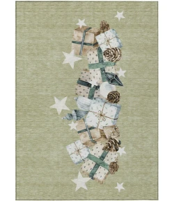 Addison Rugs Chantille Green ACN1825 9ft. x 12ft. Rect. Rug