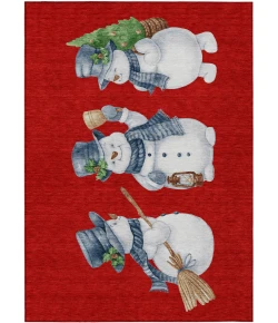 Addison Rugs Chantille Red ACN1826 5ft. x 7ft.6in. Rect. Rug