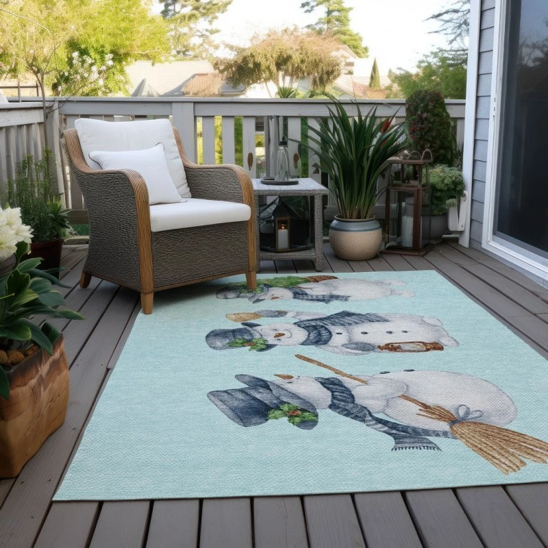 Addison Rugs Chantille Blue ACN1826 8ft. x 10ft. Rect. Rug