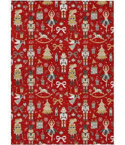 Addison Rugs Chantille Red ACN1827 5ft. x 7ft.6in. Rect. Rug