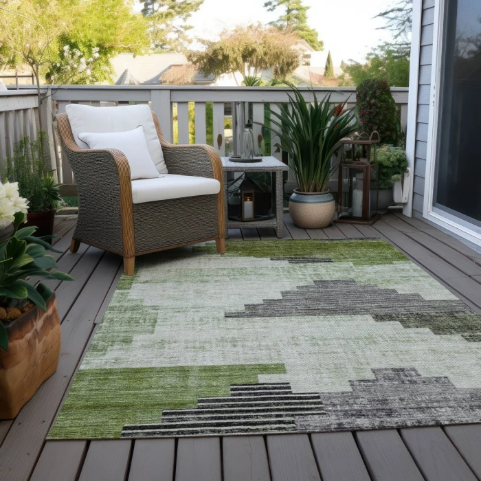 Addison Rugs Chantille Green ACN1829 5ft. x 7ft.6in. Rect. Rug