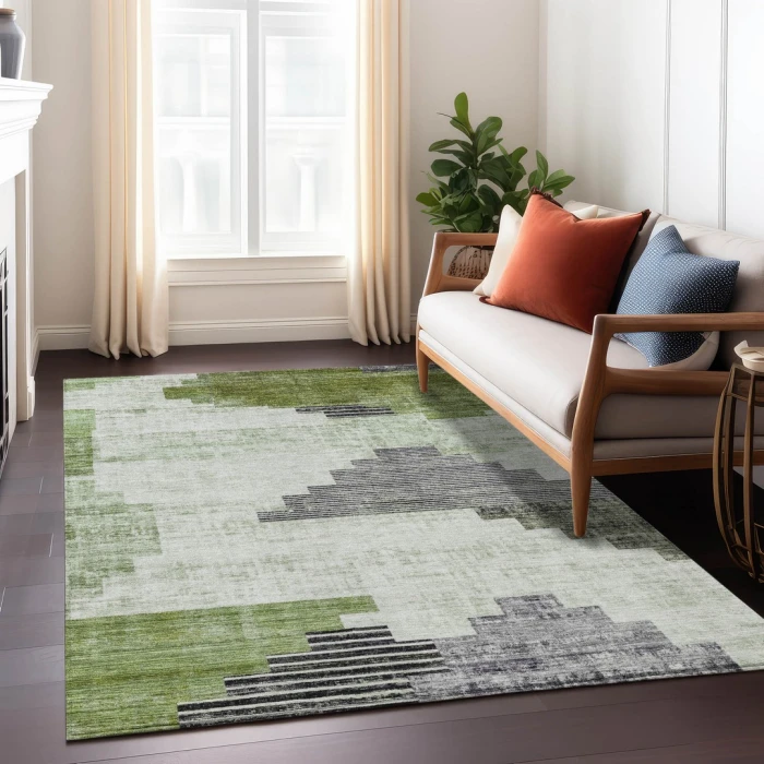 Addison Rugs Chantille Green ACN1829 5ft. x 7ft.6in. Rect. Rug