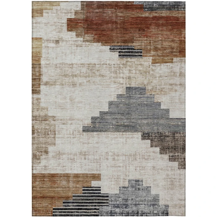 Addison Rugs Chantille Orange ACN1829 5ft. x 7ft.6in. Rect. Rug