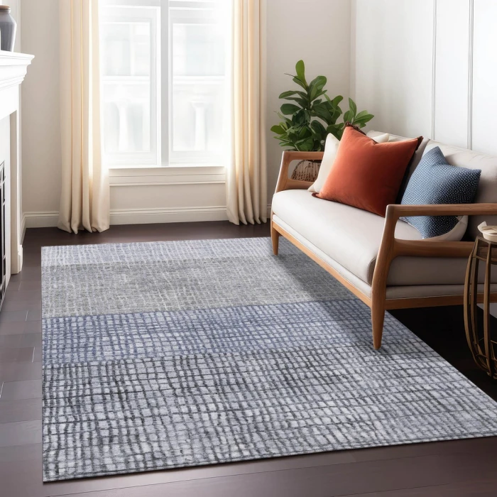 Addison Rugs Chantille Blue ACN1831 9ft. x 12ft. Rect. Rug