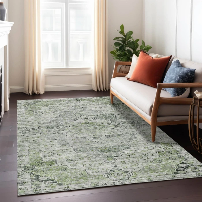 Addison Rugs Chantille Green ACN1832 8ft. x 10ft. Rect. Rug