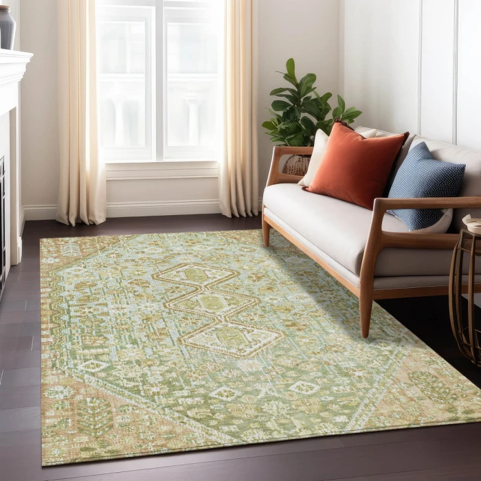 Addison Rugs Chantille Green ACN1834 5ft. x 7ft.6in. Rect. Rug
