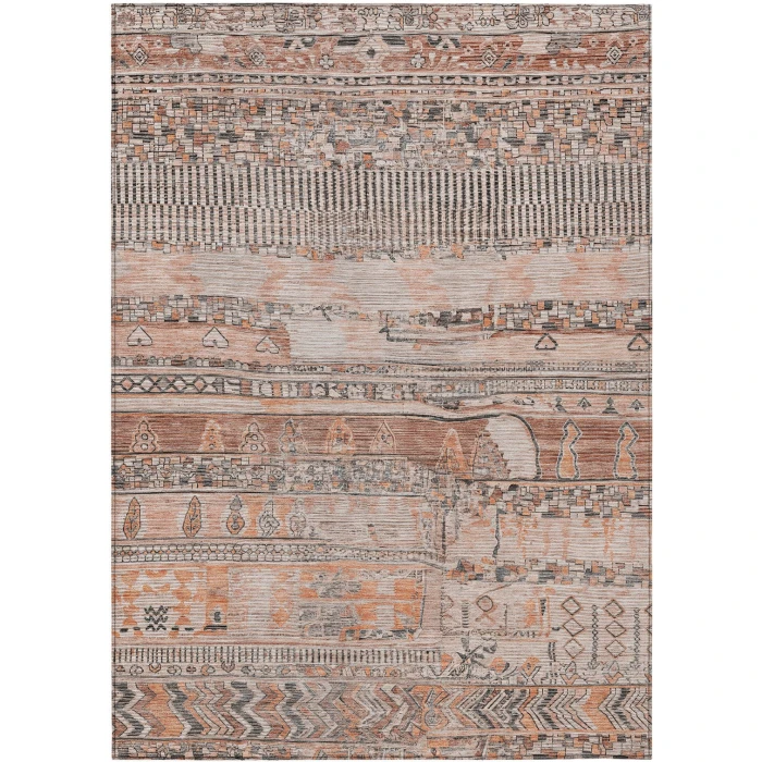 Addison Rugs Chantille Orange ACN1835 9ft. x 12ft. Rect. Rug