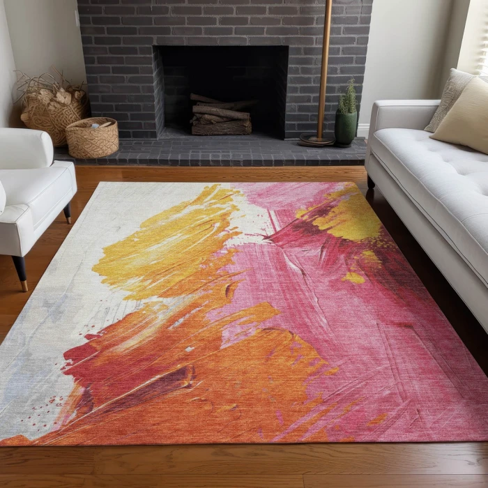 Addison Rugs Chantille Pink ACN1843 9ft. x 12ft. Rect. Rug