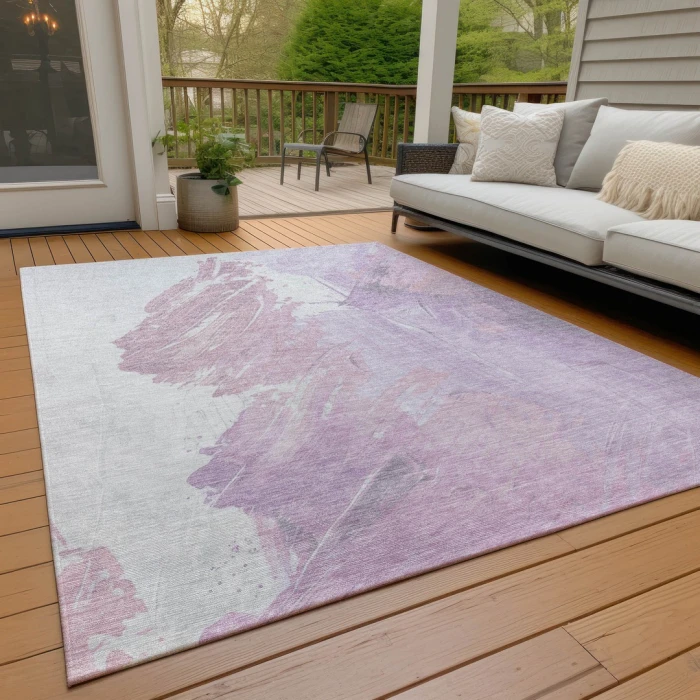 Addison Rugs Chantille Purple ACN1843 5ft. x 7ft.6in. Rect. Rug