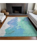 Addison Rugs Chantille Blue ACN1843 8ft. x 10ft. Rect. Rug
