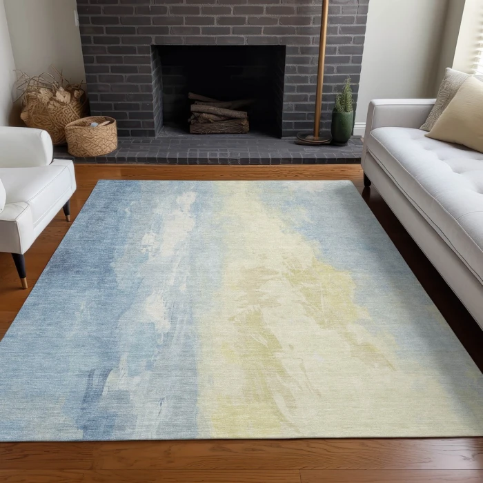 Addison Rugs Chantille Blue ACN1844 5ft. x 7ft.6in. Rect. Rug